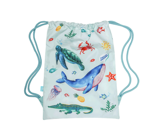 Drawstring Sports Bag - Sea Critters