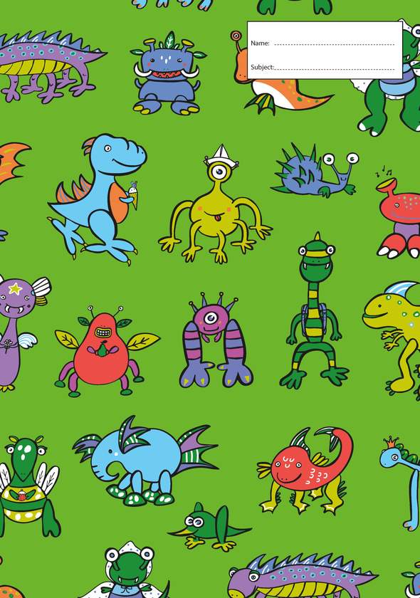 Book Cover - Green Monsters