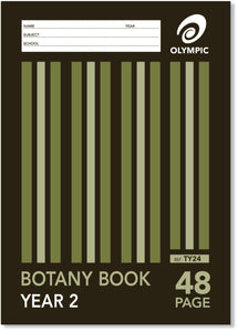 A4 BOTANY Book - Year 2 (Qld Ruled) - 48 Page