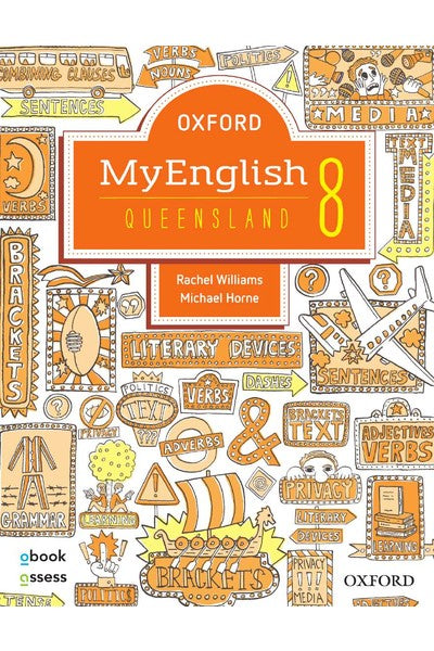 Oxford MyEnglish 8 for Qld Student Book & obook