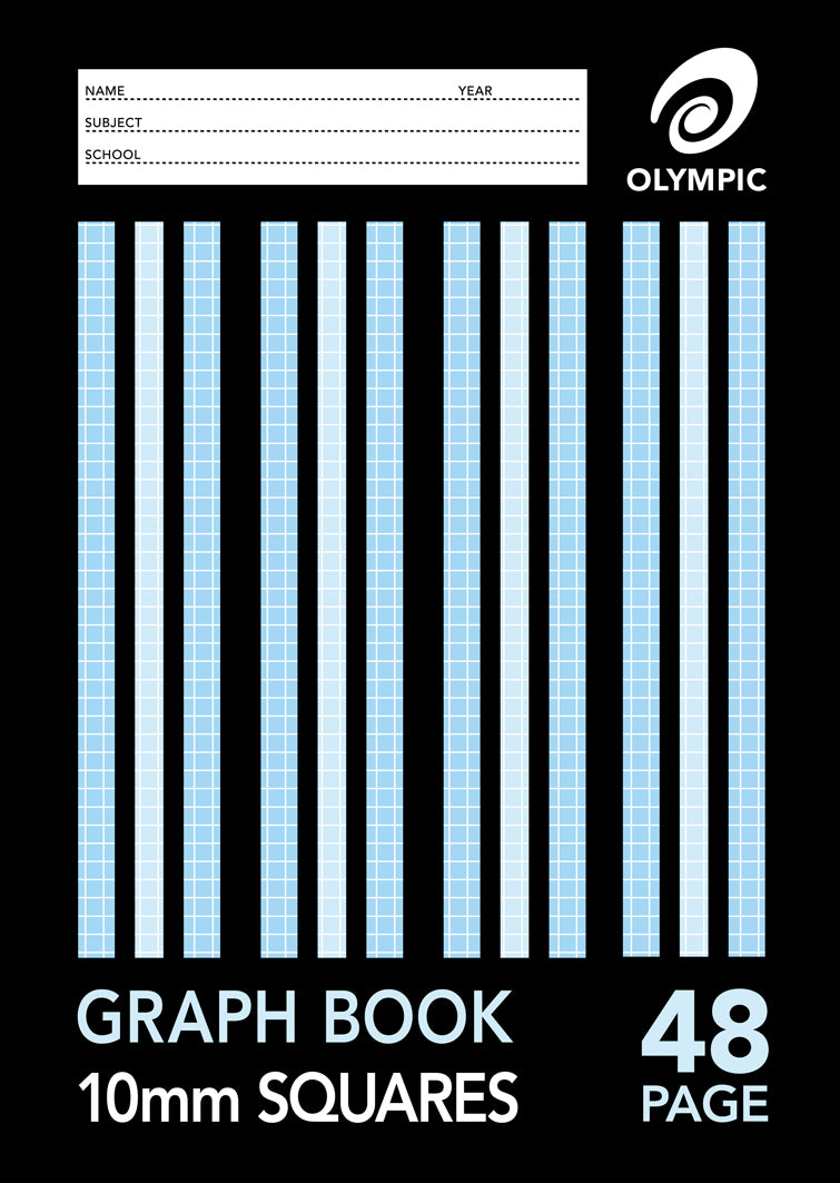 A4 Graph Book - 10mm - 48 Page