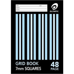 A4 Grid Book 7mm - 48 Page