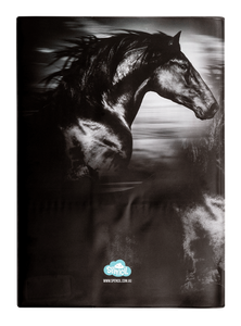 Book Cover - Black & White Horses V