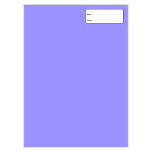 Book Cover - Plain Purple