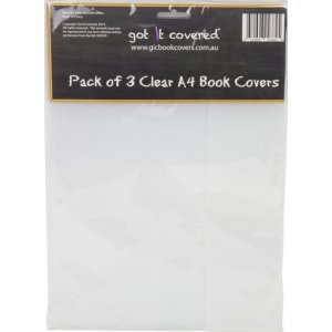 Book Cover - Clear SB (pack of 3)