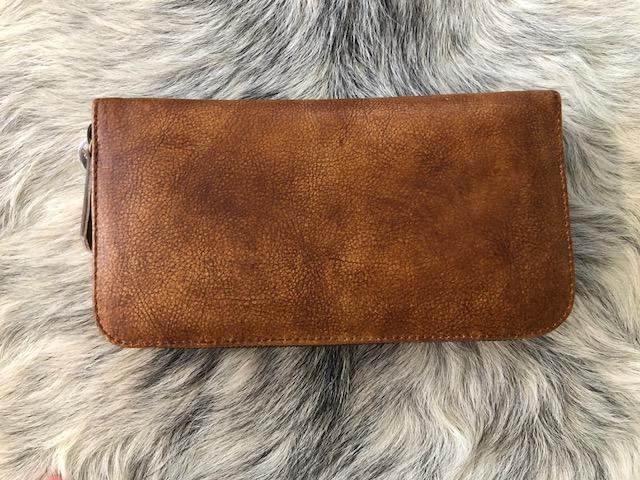 Moo Leather Wallet Tan