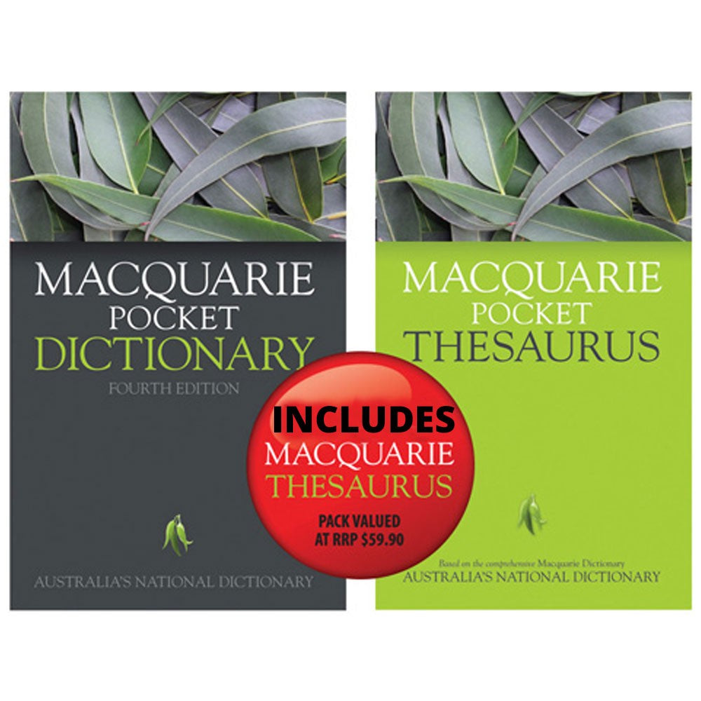 Macquarie Pocket Dictionary 4th Ed + Bonus Pocket Thesaurus