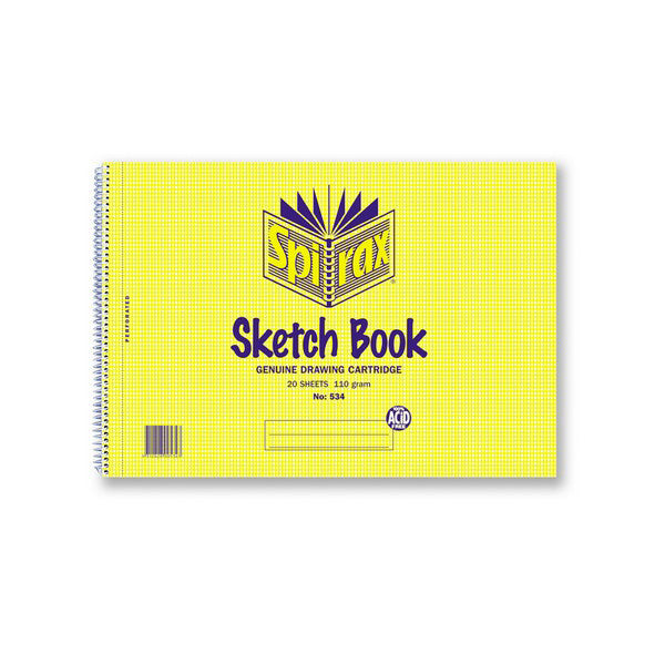 Sketch Book - A4 Spirax 534