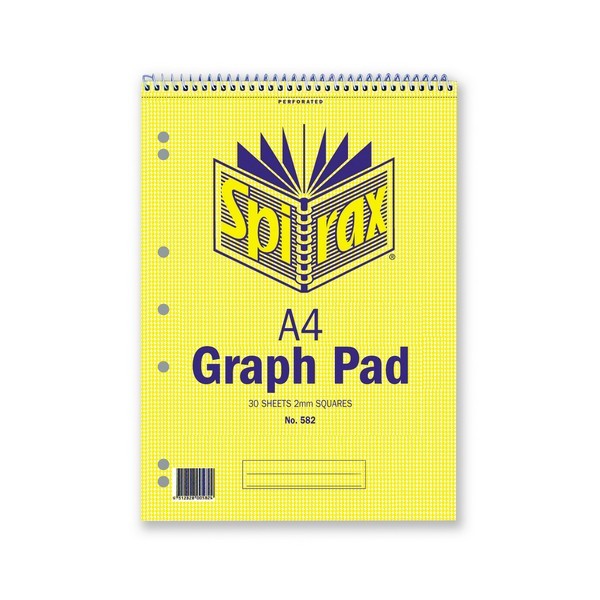 A4 Graph Pad 2mm - Spirax 582