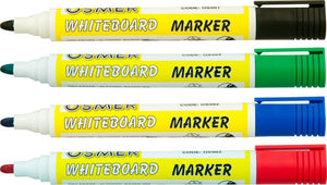 Whiteboard Marker - Bullet Tip - BLACK
