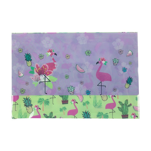 Document Wallet - Spencil - Fancy Flamingo