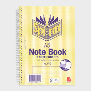 Notebook A5 - Spirax - 200 page